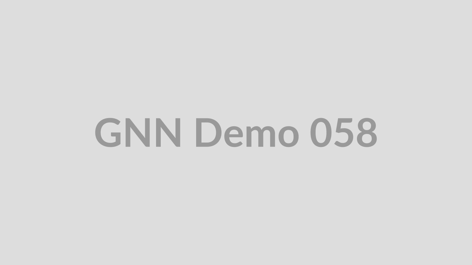 GNN demo media