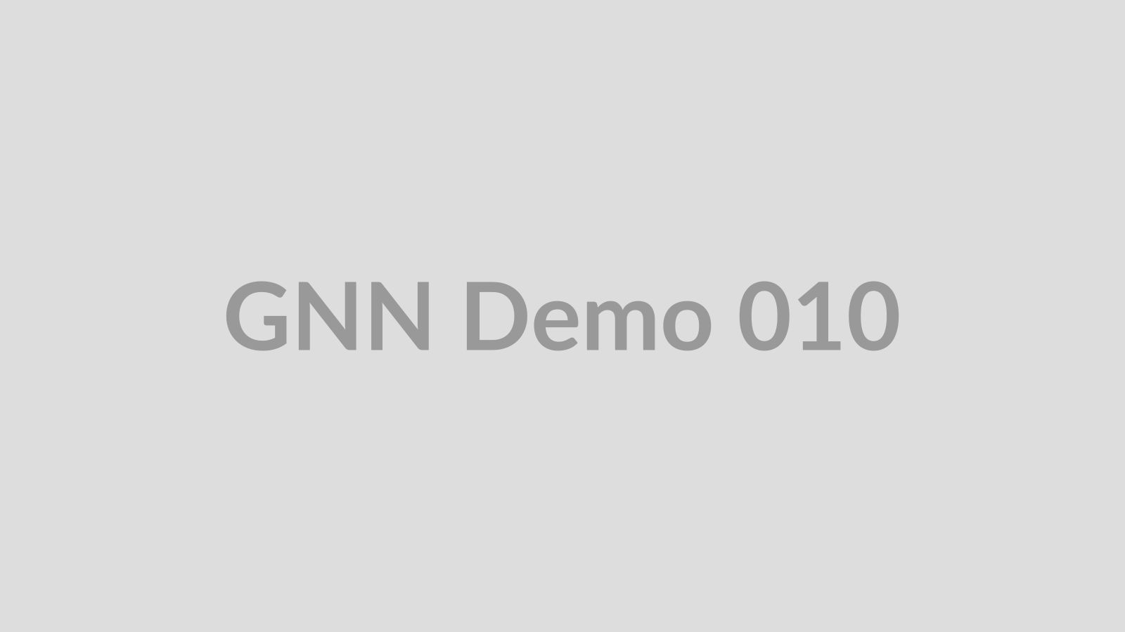GNN demo media