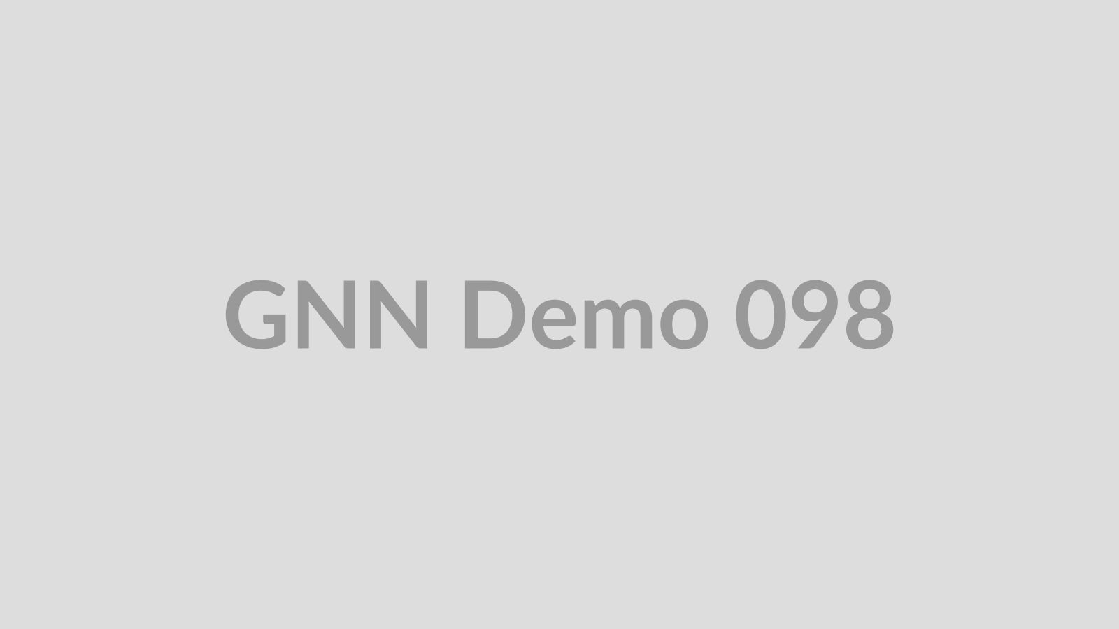 GNN demo media